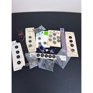 Vintage Button Assortment Craft Sewing‎ Supplies Lot Mixed Colors Sizes